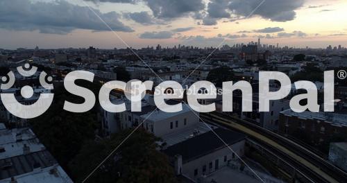 Subway Stop In Ridgewood Queens At Sunset July 2018 274